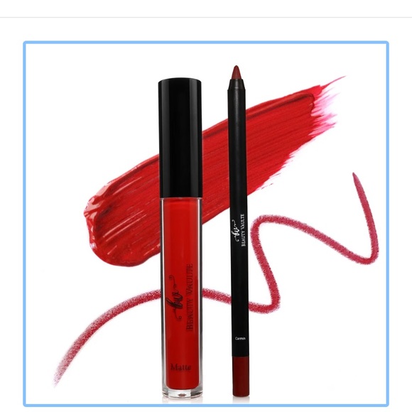 SOLD!! Eyeshadow palette + liquid liner + lip color - Picture 4 of 5